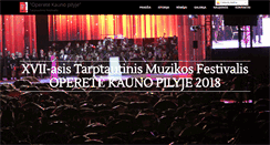 Desktop Screenshot of operetta.lt