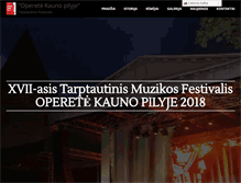 Tablet Screenshot of operetta.lt